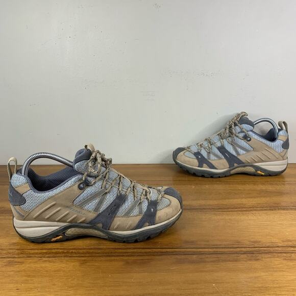 Merrell Siren Sport Blue Leather Hiking Boot Size 8.5 - Picture 1 of 9